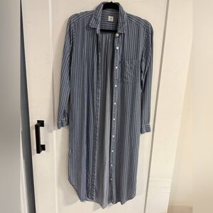 GAP Navy and White Striped Top